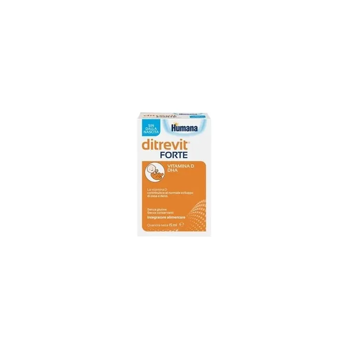 Humana Ditrevit Forte Dietary Supplement Of Vitamin D And Dha 15 Ml