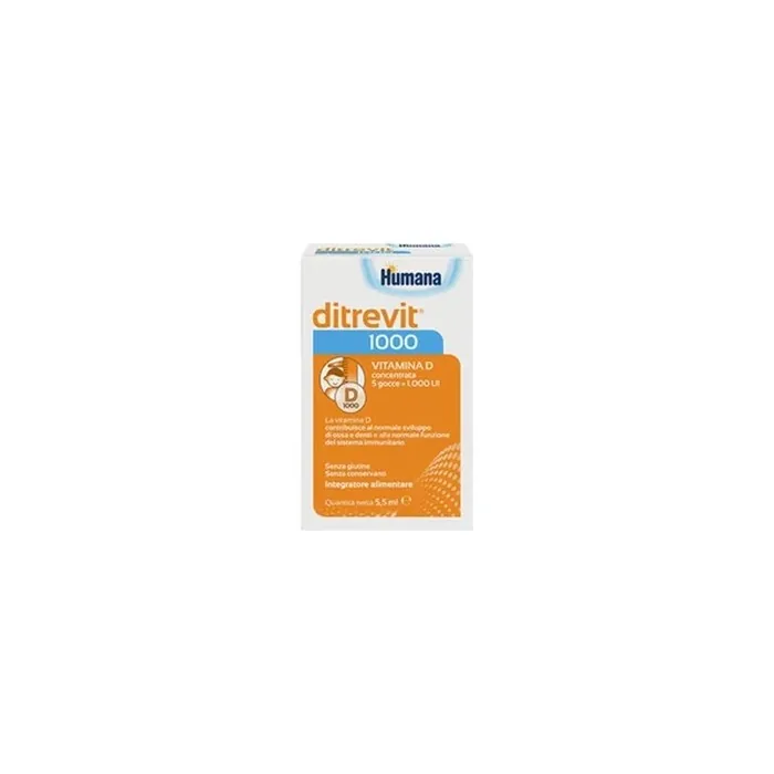 Humana Ditrevit 1000 Vitamin D Supplement Drops 55 Ml