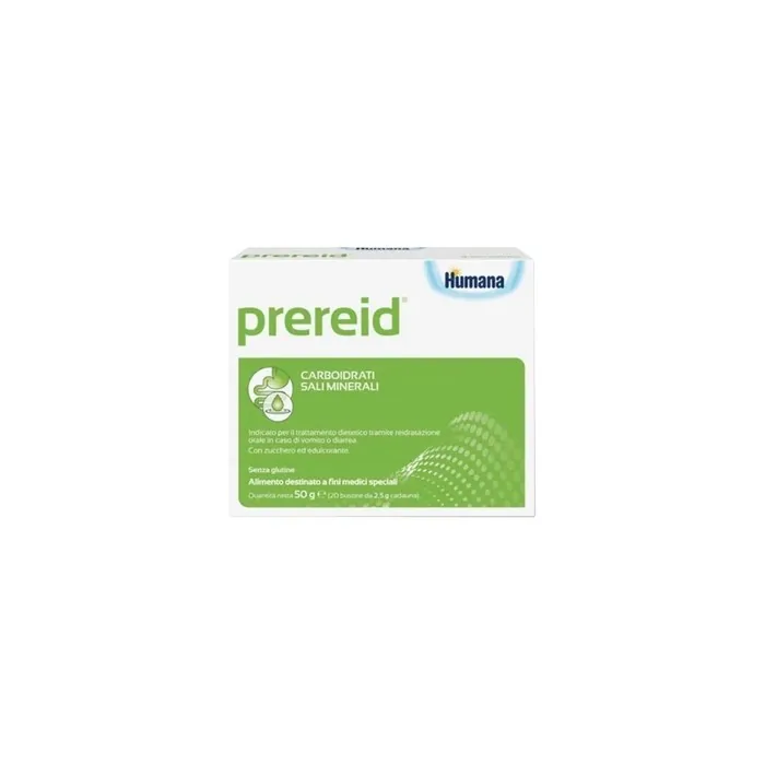 Humana Prereid Supplement For Acute Vomiting And Diarrhea 20 Sachets