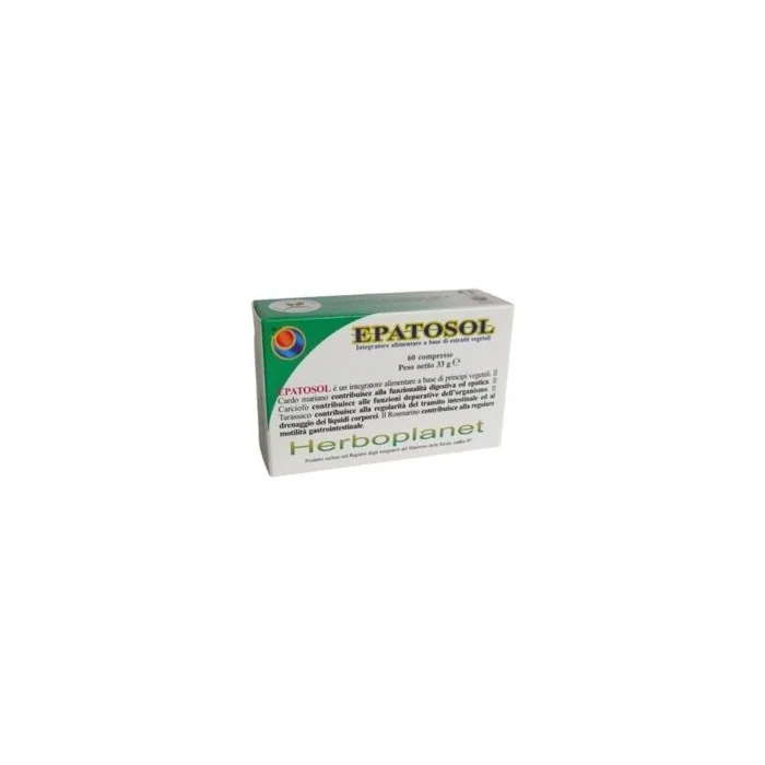 HERBOPLANET Epatosol Digestive Aid Supplement 60 Tablets
