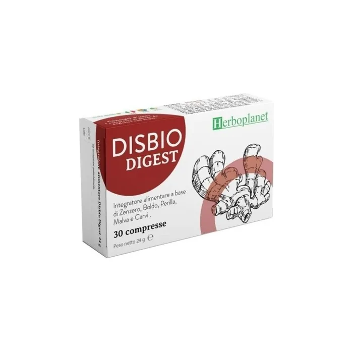 HERBOPLANET Disbio Digest Digestive Health Supplement 30 Tablets