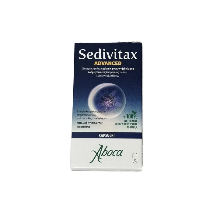 Sedivitax Advanced Herbal Supplement 30 Capsules