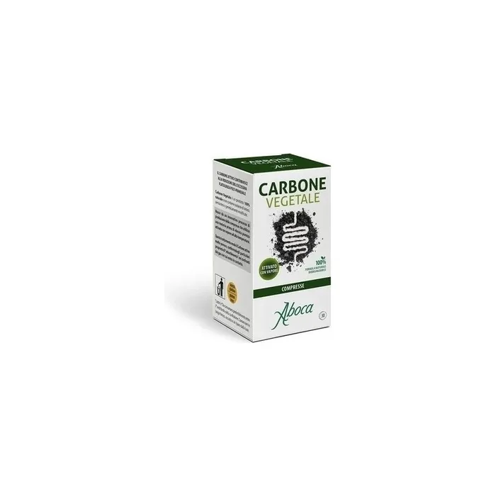 Aboca Carbone Vegetale Digestive Aid Supplement 30 Tablets