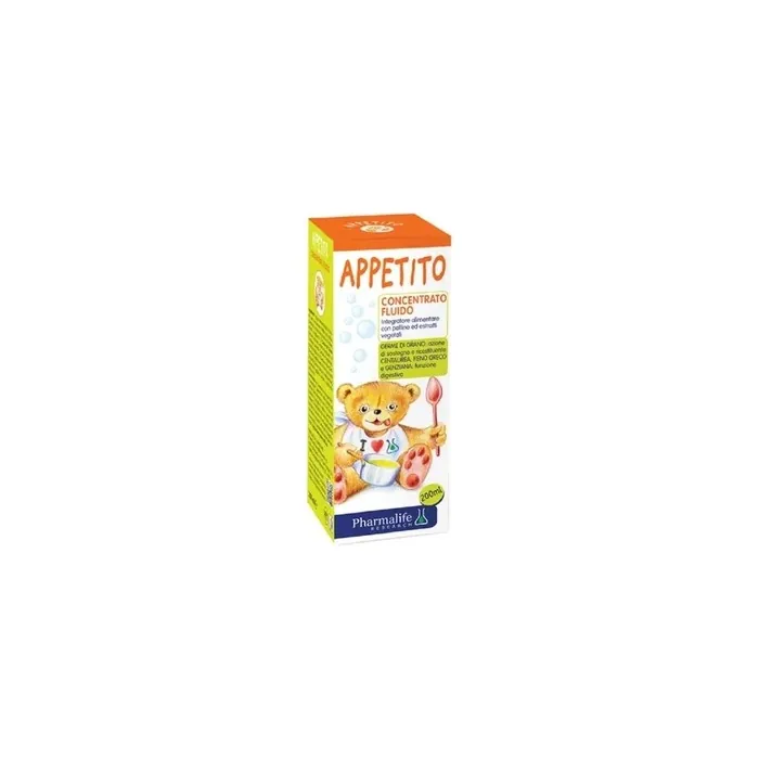 Pharmalife Research Appetito Fluid Concentrate Supplement To Stimulate Children's Appetite 200 Ml