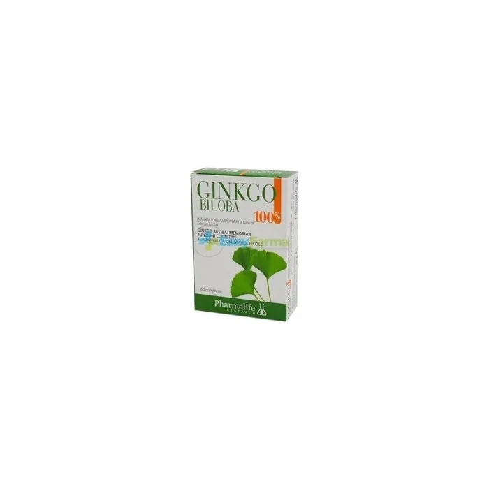Pharmalife Research Ginkgo Biloba 100 Memory And Concentration Supplement 60 Tablets