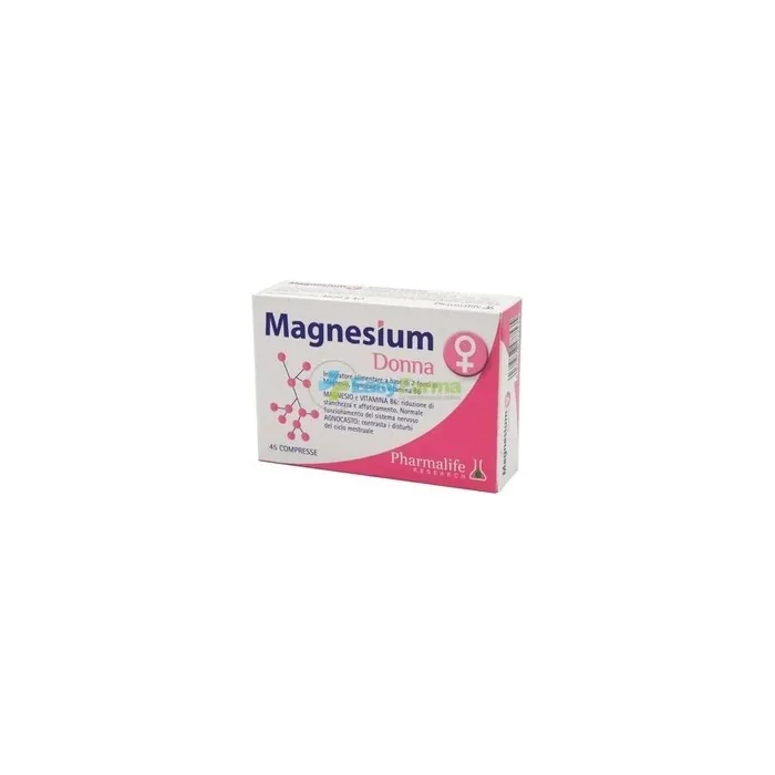 Pharmalife Research Magnesium For Women Dietary Supplement For Premenstrual Disorders 45 Tablets