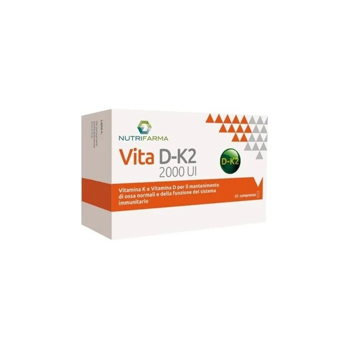 NUTRIFARMA Vita D-K2 Bone and Joint Health Supplement 60 Tablets