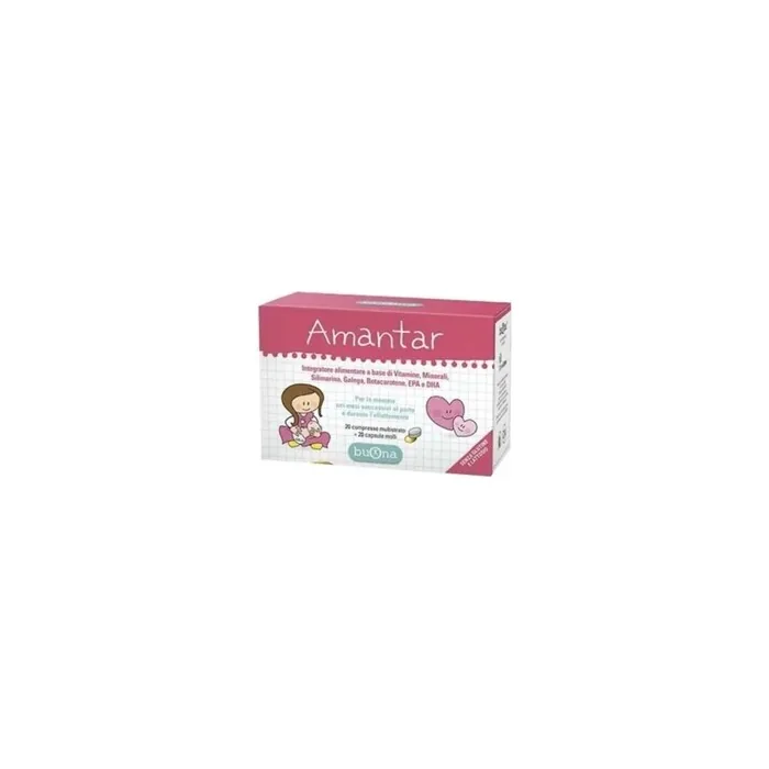 Buona Amantar Supplement For Breastfeeding 20 Tablets 20 Soft Capsules