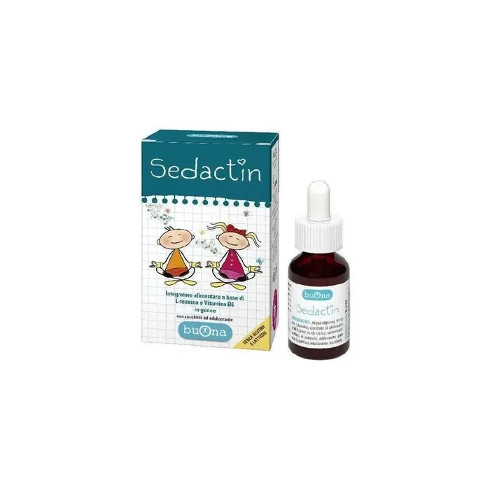 Buona Sedactin Drops For Children Dietary Supplement Against Fatigue 20 Ml