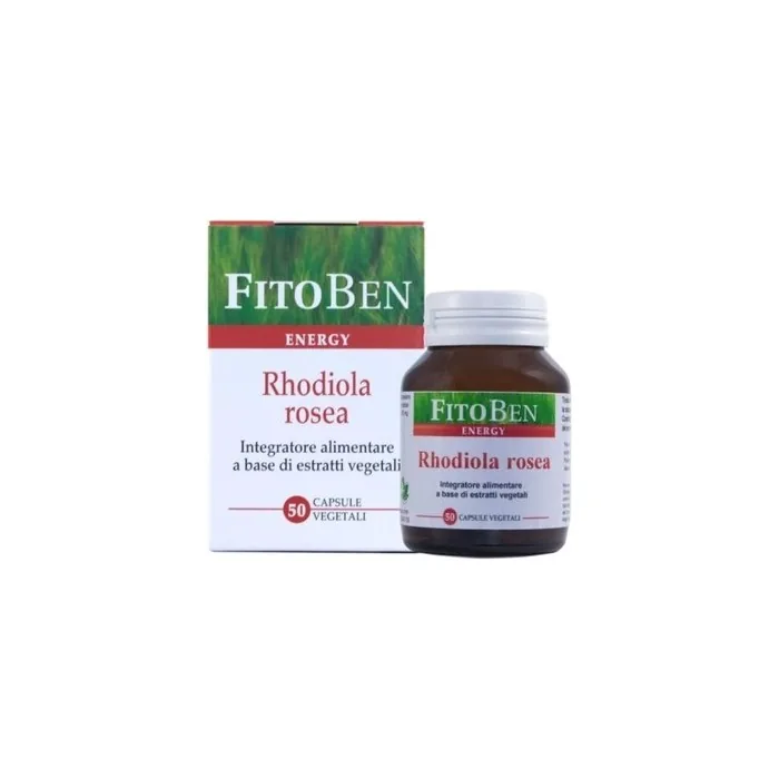 FITOBEN Rhodiola Rosea Energy Supplement 50 Capsules