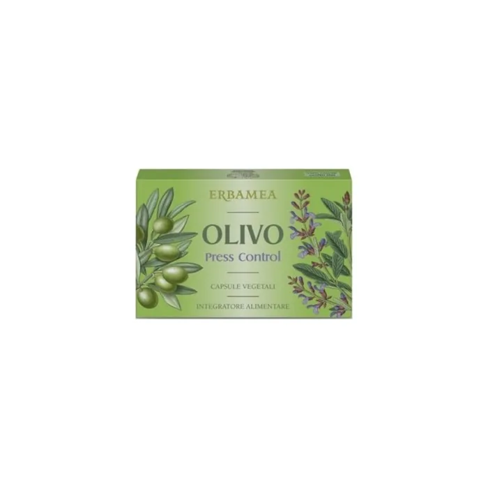 ERBAMEA Olive Press Control Heart Health Supplement 36 Capsules