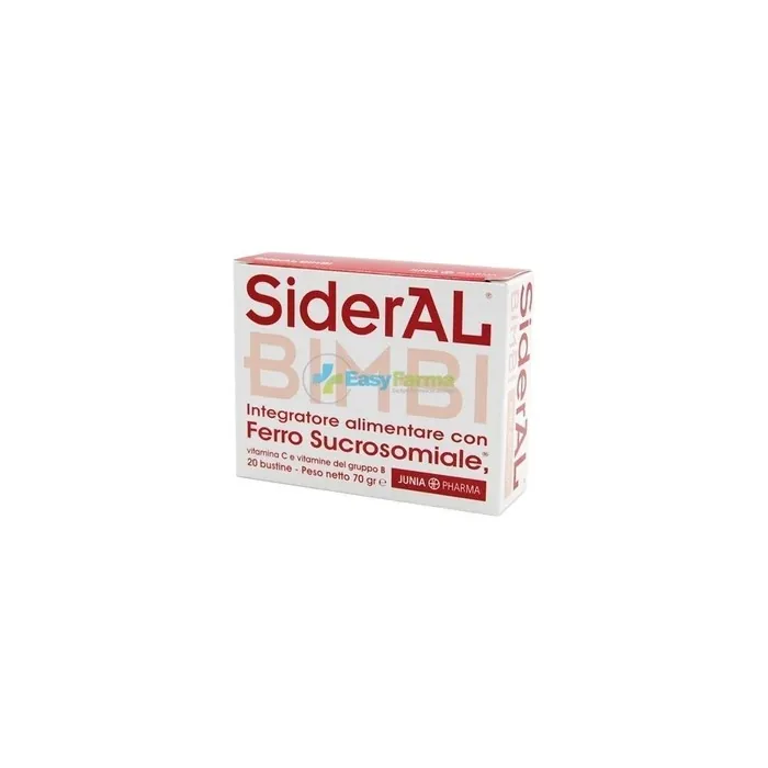 Junia Pharma Sideral Bimbi Iron Dietary Supplement 20 Sachets