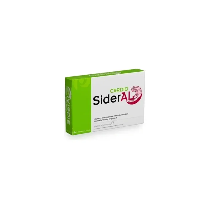 Pharmanutra Cardio Sideral Iron Vitamin C And B Dietary Supplement 20 Capsules