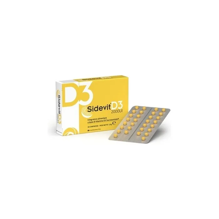 Pharmanutra Sidevit D3 2000 Iu Vitamin D3 Supplement 30 Tablets