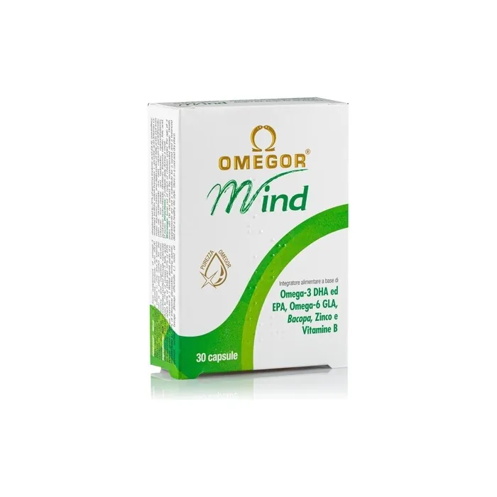 Omegor MIND Supplement with Omega 3, EPA, DHA and Omega 6 GLA 30 Capsules