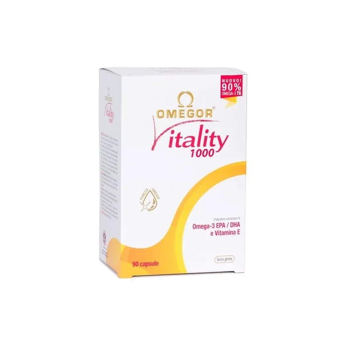 OMEGOR Vitality 1000 Omega-3 TG! Certified 5* IFOS EPA 535mg DHA 268mg