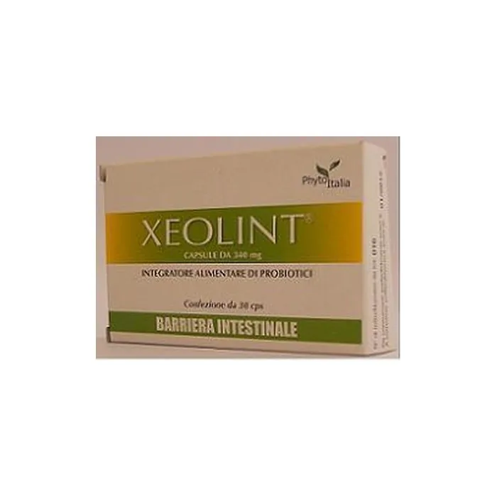 PhytoItalia Xeolint Probiotic Supplement for Intestinal Health 30 Capsules 340mg