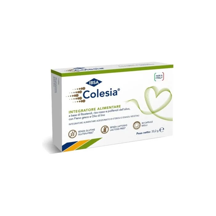 Colesia IBSA 30 Soft Capsules Cholesterol Control Supplement