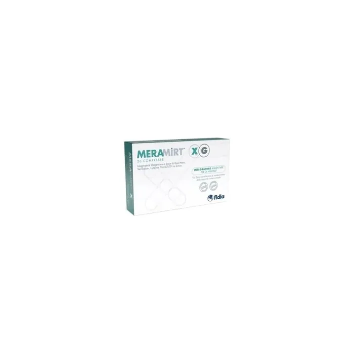 Fidia Pharmaceuticals Meramirt Xg Dietary Supplement For Vision 20 Tablets