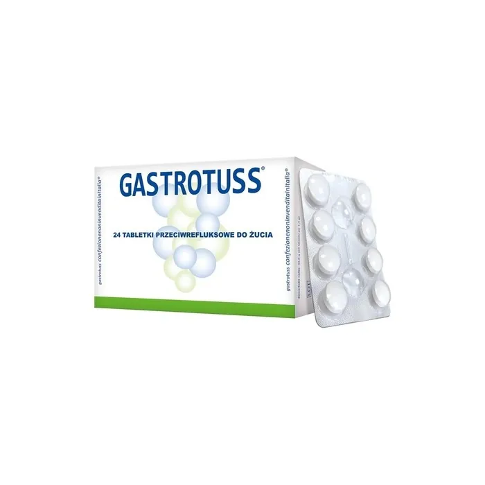 Gastrotuss Antireflux Chewable Tablets 24 Tablets
