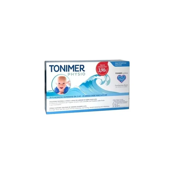 Istituto Ganassini Tonimer Pysio Monodose Isotonic Multifunction Solution 20 Vials Of 5 Milliliters