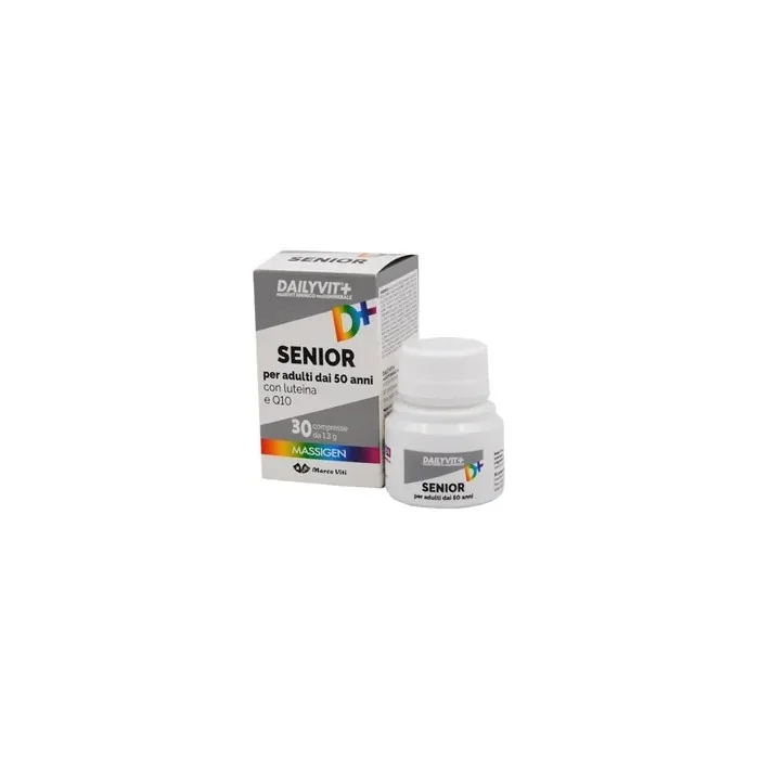 Marco Viti Pharmaceuticals Dailyvit Senior Vitamin Dietary Supplement For Adults Over 50 30 Tablets 13g