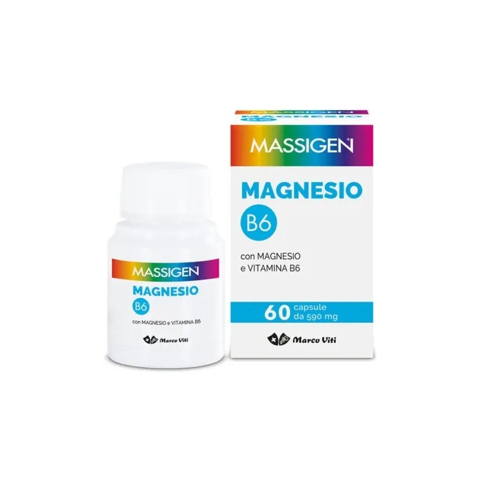 Magnesium B6 Massigen 60 Capsules
