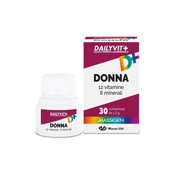 12 Vitamins 8 Minerals Woman DAILYVIT + 30 Tablets