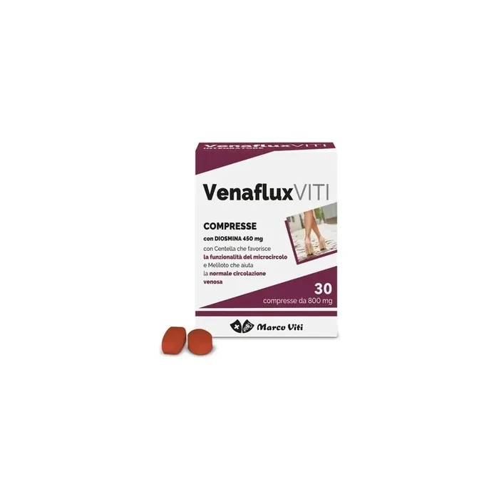 Marco Viti Pharmaceuticals Venaflux Viti Dietary Supplement For Microcirculation 30 Tablets