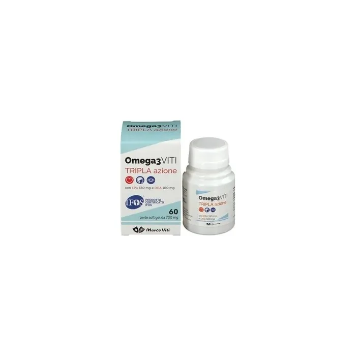 Massigen Omega 3 Triple Action Dietary Supplement For Cardiac And Cerebral Functions 60 Pearls