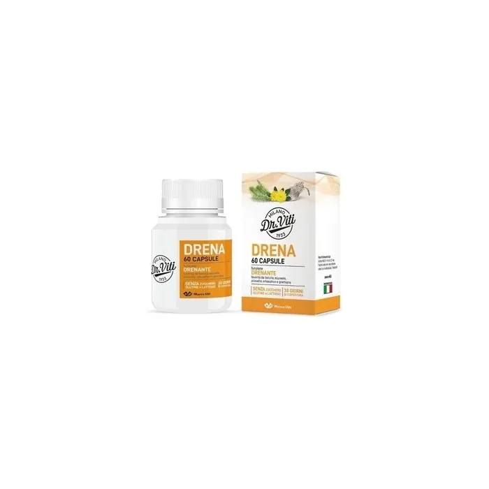 Marco Viti Farmaceutici Dr Viti Drena Forte Dietary Supplement For Drainage And Antioxidant 60 Capsules