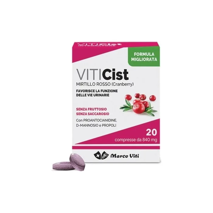 Marco Viti Farmaceutici Viticist Blueberry 20 Coated Tablets