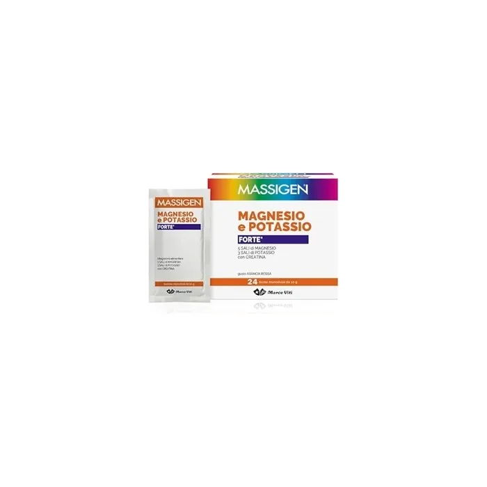 Massigen Magnesium And Potassium Supplement Strong 24 Sachets
