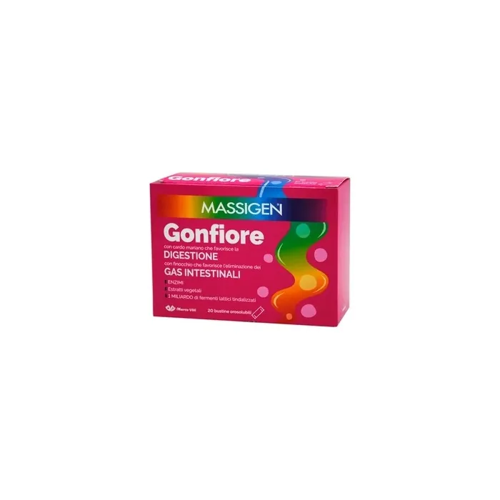 Massigen Gonfiore Digestive Supplement 20 Sticks