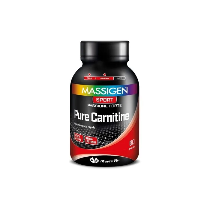 Mass Sport Pure Carnitine Food Supplement 60 Capsules
