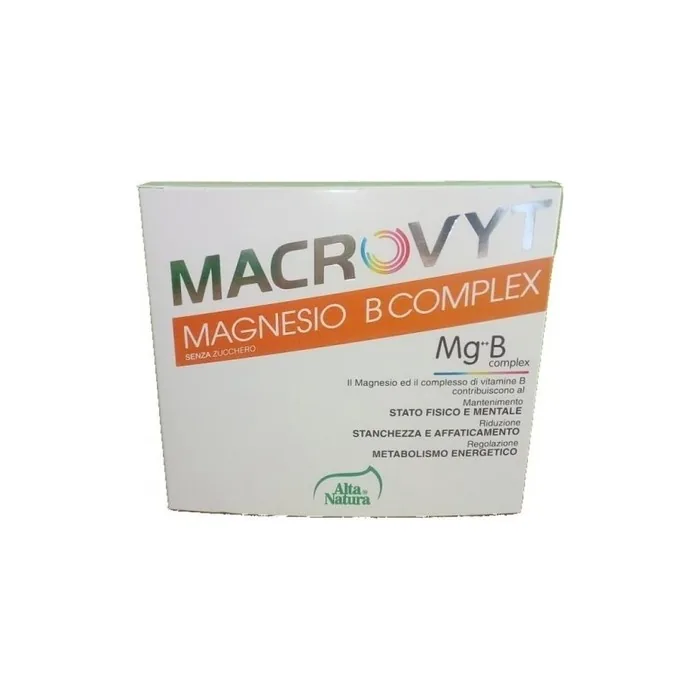 Alta Natura Macrovyt Magnesio B Complex 18 Sachets