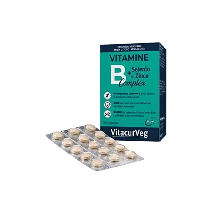 Vitamins B Selenium and Zinc Complex 60 Tablets
