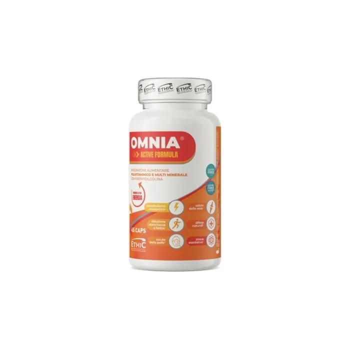 EthicSport Omnia Active Formula Multivitamin and Multimineral Supplement with Phosphatidylcholine 45 Capsules