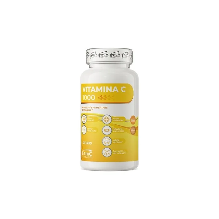 EthicSport Vitamin C 1000 Immune System Support Antioxidant 120 Capsules