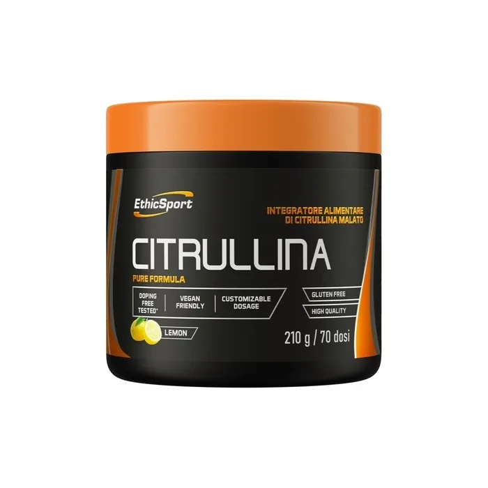 EthicSport Citrulline Powder Supplement for Intense Physical Activity 210g