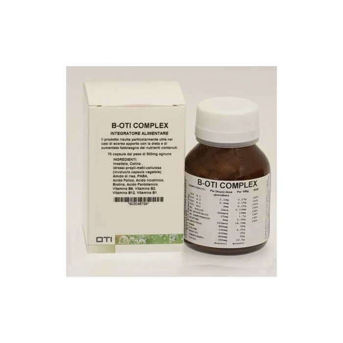 OTI B-Oti Complex New Formulation Dietary Supplement 60 Tablets