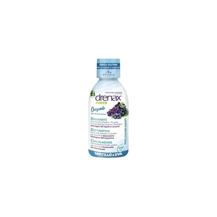 Paladin Pharma Drenax Forte Blueberry And Grape Dietary Supplement 300 Ml
