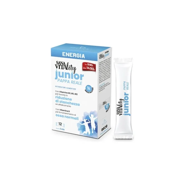 SanaVitality Junior Energy Supplement 12 Sachets