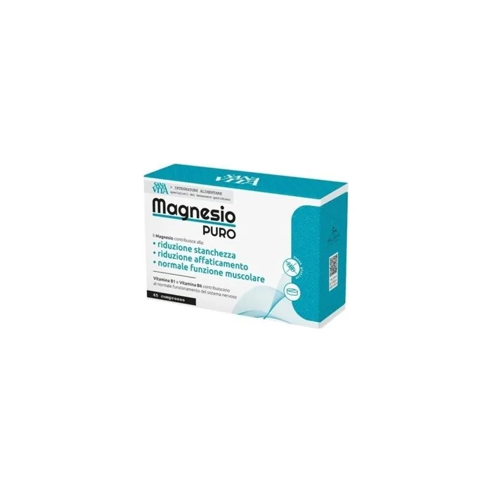 PALADIN PHARMA Sanavita Magnesium Pure Energy Supplement 45 Tablets
