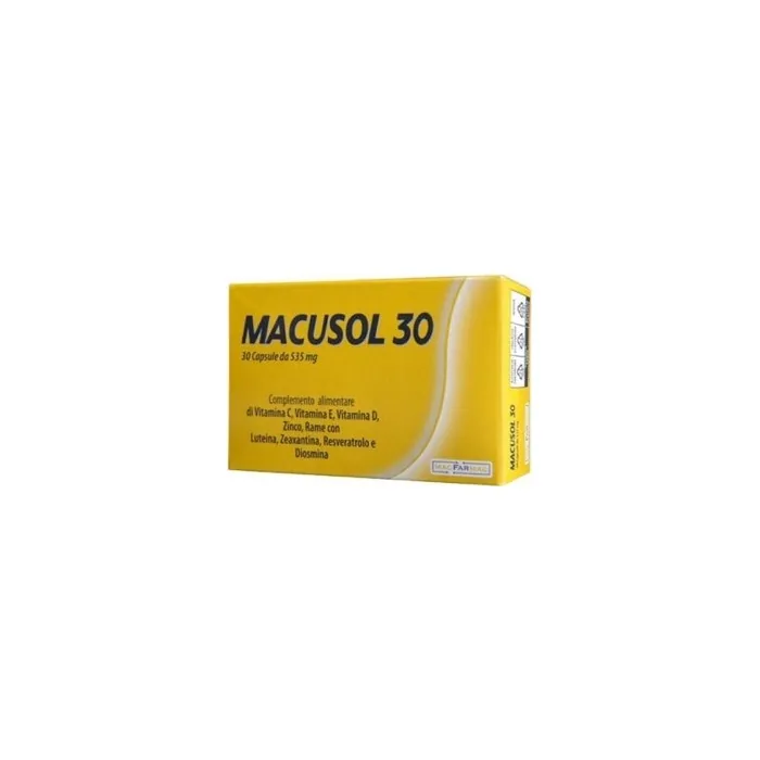 MACFARMAC Macusol 30 Vitamin and Minerals Supplement 30 Capsules