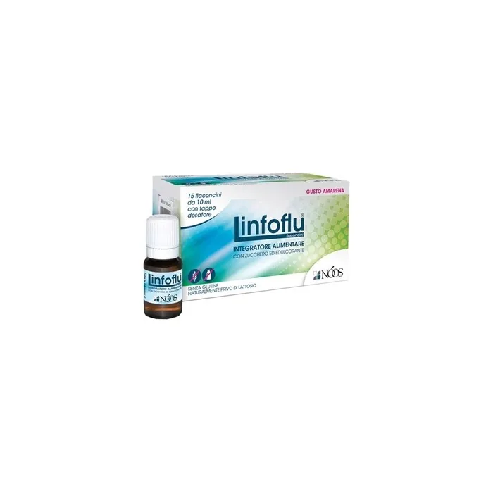 Noos Linfoflu Dietary Supplement 15 Vials 10ml