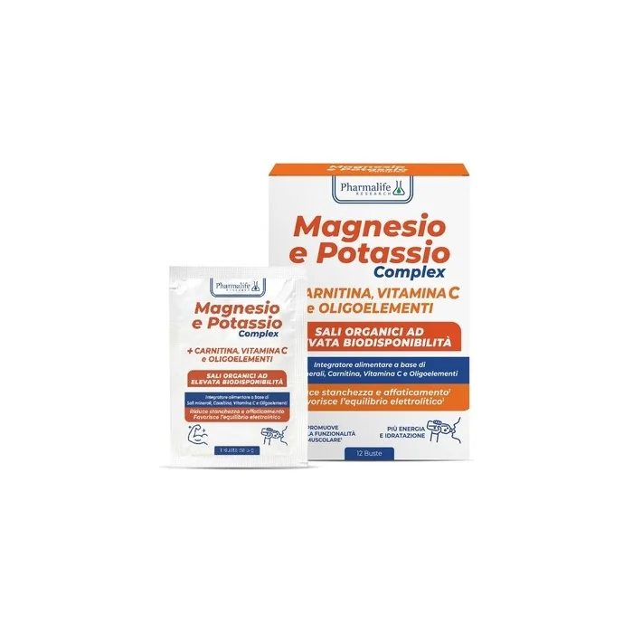 Pharmalife Research Magnesium and Potassium Complex Dietary Supplement 12 Sachets