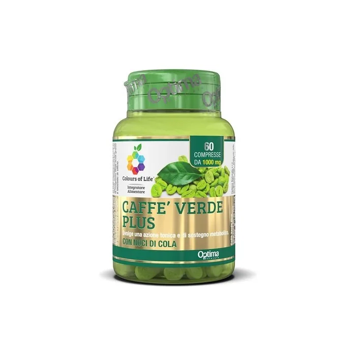 Caffe Verde Plus Food Supplement with Cola and Tonic Action 60