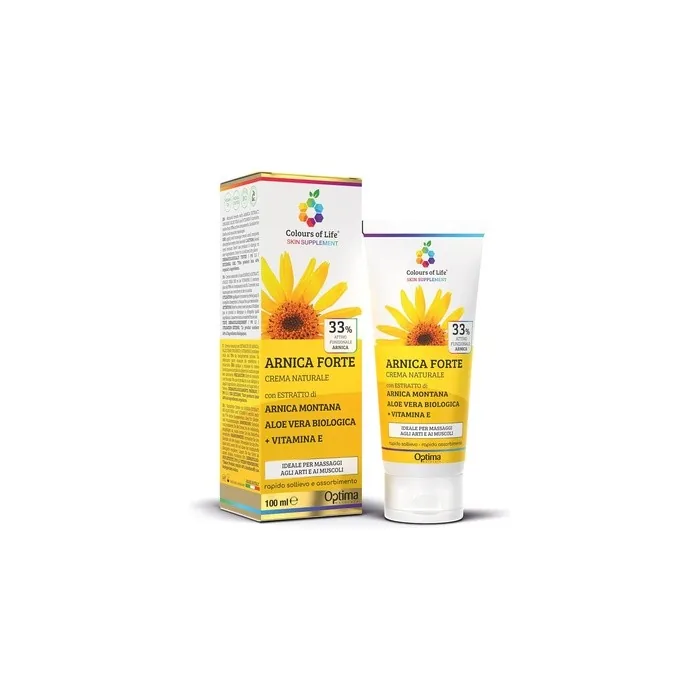 OPTIMA NATURALS Srl Colours Of Life Arnica Forte Cream 33% 100ml