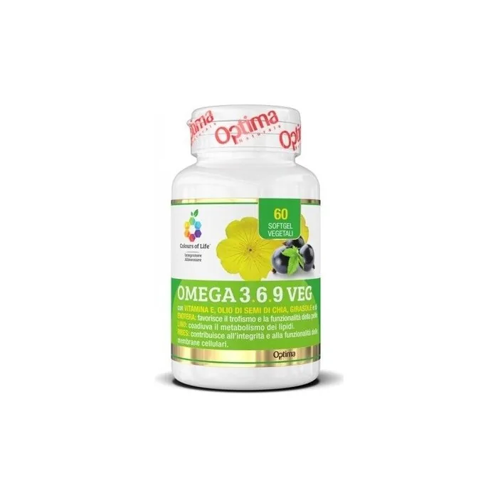 Omega 3.6.9 VEG Colors Of Life Optima Naturals 60 SoftGel
